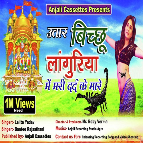 Utaar Bichchhu Languriya Me Mari Dard Ke Mare (Devotional Song) Bantee Rajasthani, Lalita Yadav song